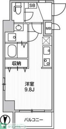 LUNIQ亀戸の物件間取画像